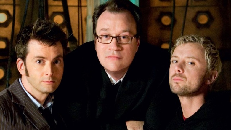 David Tennant Russell T Davies John Simm