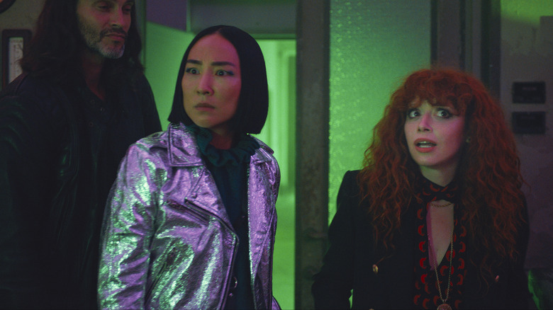 Natasha Lyonne and Greta Lee