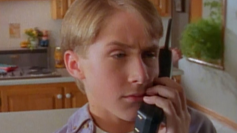Ryan Gosling as Jamie talks on the phone in Are You Afraid of the Dark?