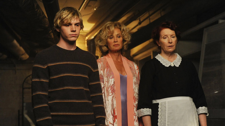 Evan Peters, Jessica Lange, Frances Conroy, American Horror Story