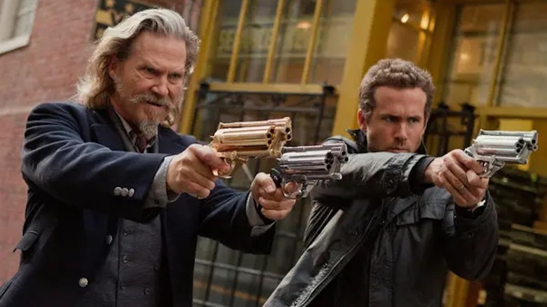 Jeff Jisr in the role of Roy Bolpiere and Ryan Reynolds while Nick Walker was falling on the dead in Ribery