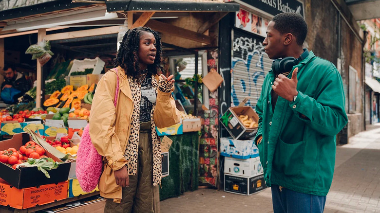 Vivian Oparah and David Jonsson in Rye Lane