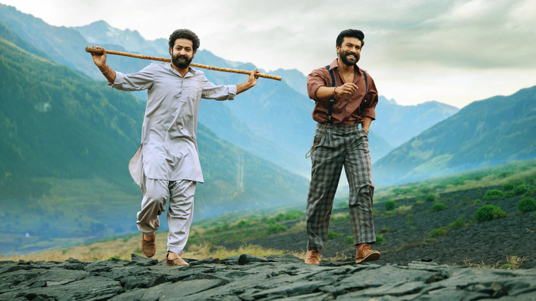 Ram Charan and NTR Jr. in RRR