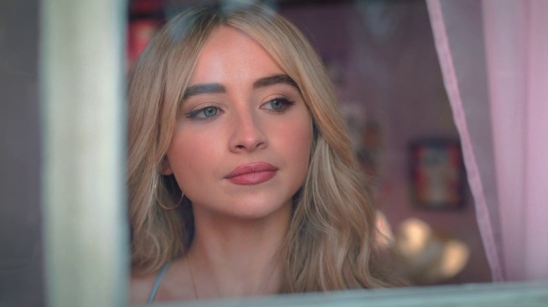 Sabrina Carpenter as Harper looking out a window in Tall Girl 2