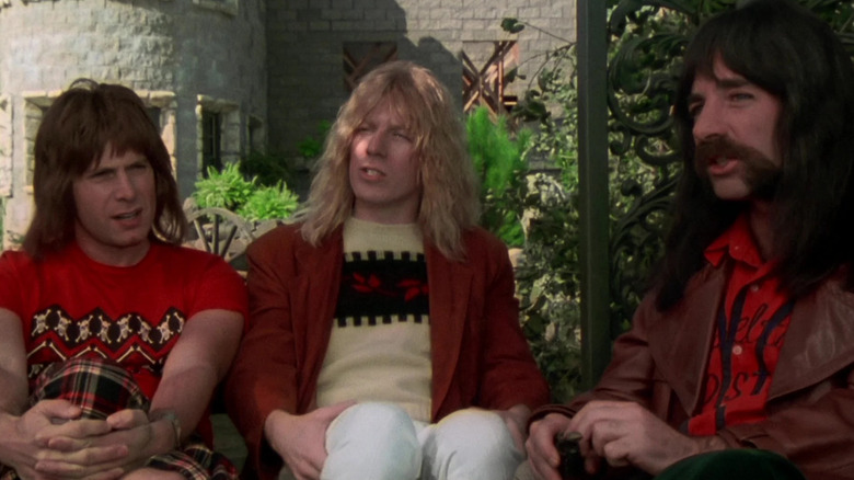 Spinal Tap sitting and having a chat in This is Spinal Tap