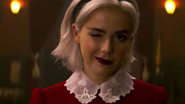 Kiernan Shipka in The Chilling Adventures of Sabrina 