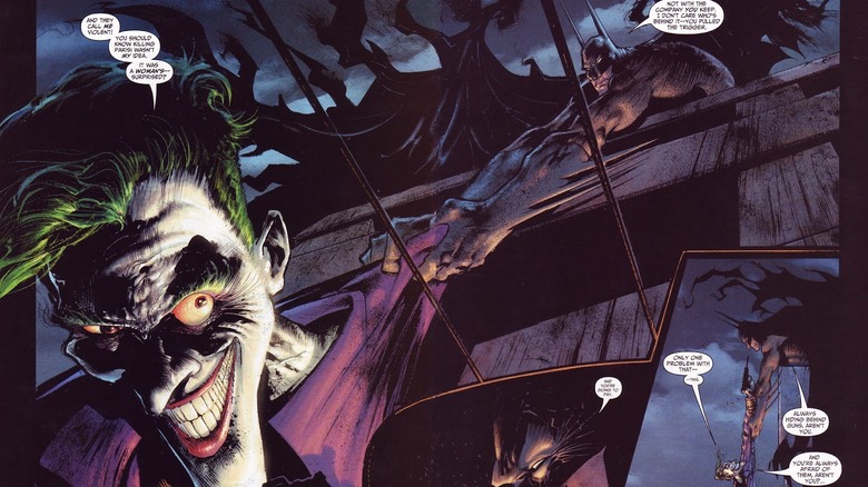 சாம் கீத்தின் பேட்மேன்: சீக்ரெட்ஸில் ஜோக்கரைப் பிடித்திருக்கும் பேட்மேன்