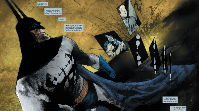 சாம் கீத் எழுதிய Batman: Ghosts இல் பேட்மேன் தனது பெற்றோரின் மரணத்தை நினைவு கூர்ந்தார்