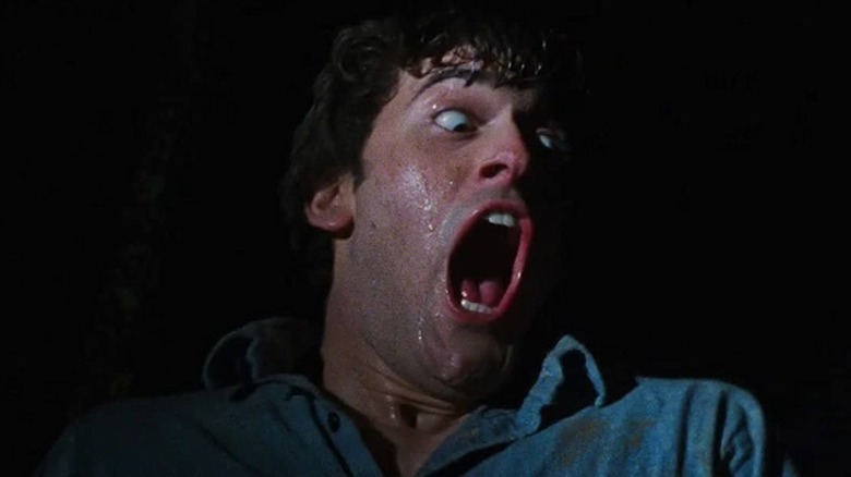 Bruce Campbell in The Evil Dead 1981