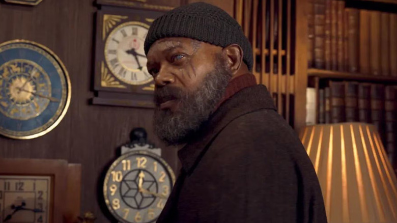 Nick Fury, sans eyepatch in Secret Invasion