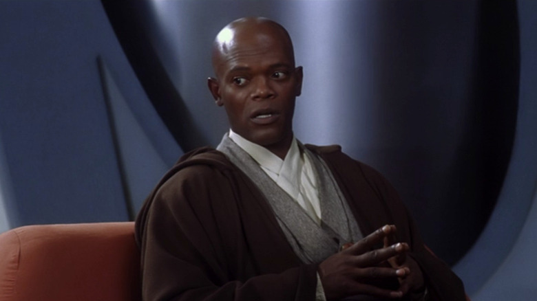 Samuel L. Jackson in Star Wars: Episode I -- The Phantom Menace