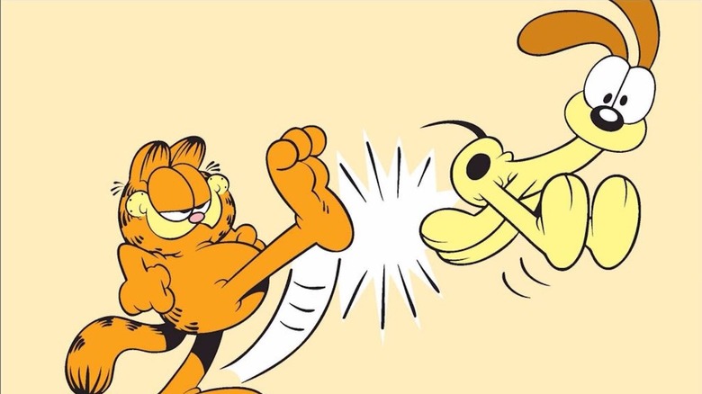 Garfield kicks Odie