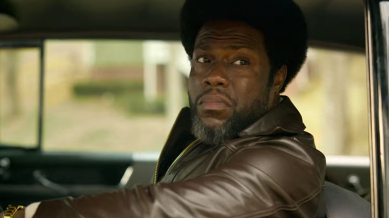Chicken Man Williams in a car in Fight Night: The Million Dollar Heist