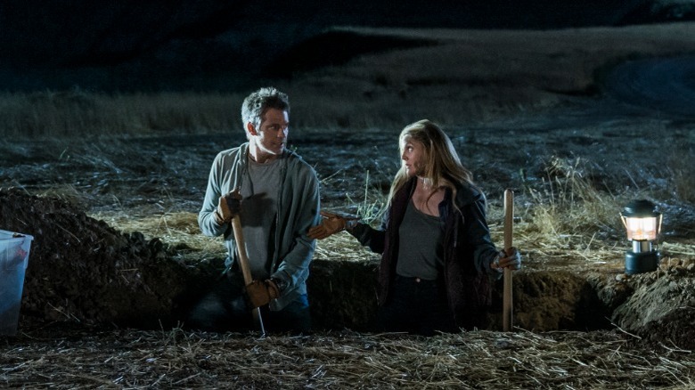 The Hammonds digging