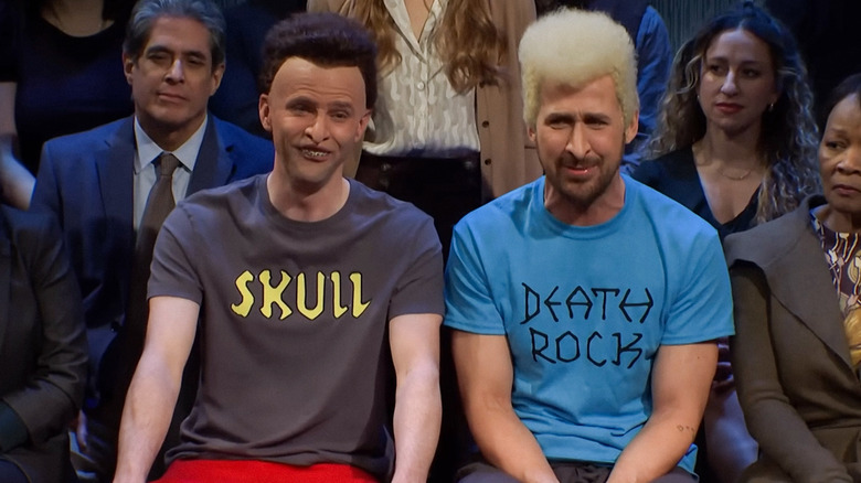 SNL, Beavis and Butt-Head in the audience together