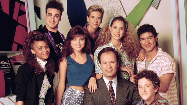 The cast of Saved by the Bell in a promotional image