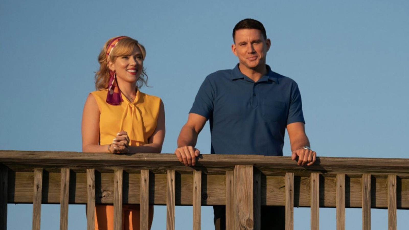 Scarlett Johansson And Channing Tatum Fake A Moon Landing In The Fly Me