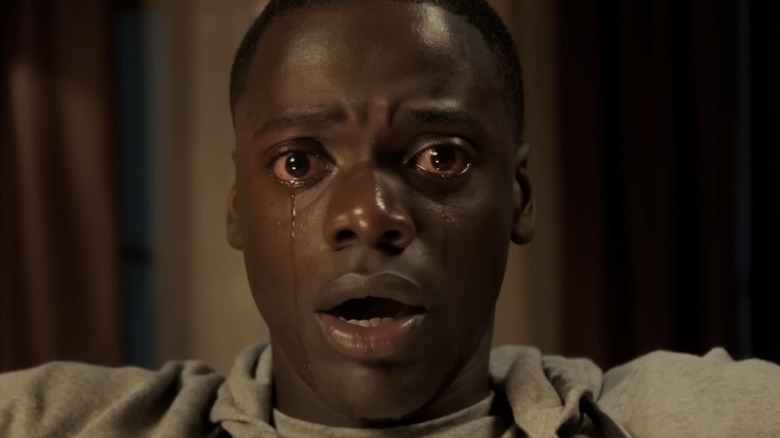 Chris Washington crying in Get Out