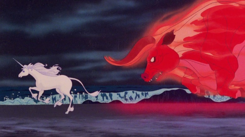 The Unicorn flees the Red Bull
