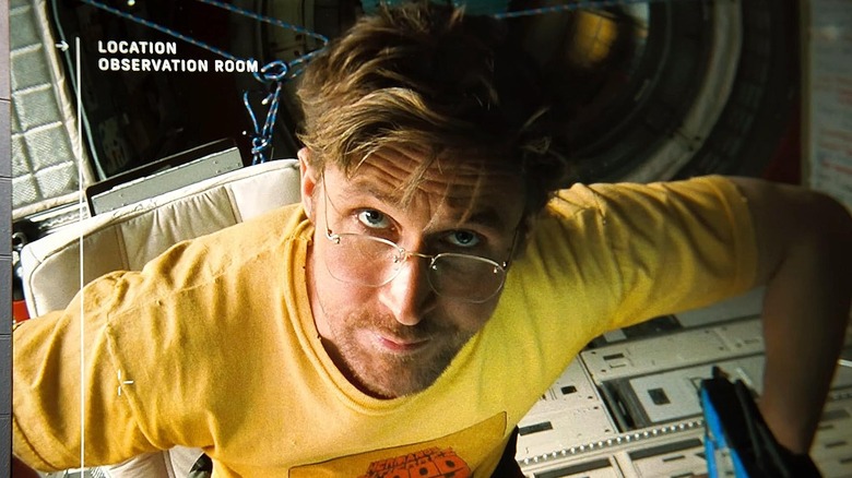 Ryan Gosling as Ryland Grace recording a message in Project Hail Mary