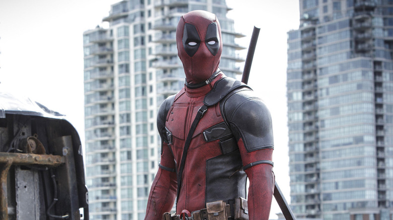 Deadpool in street
