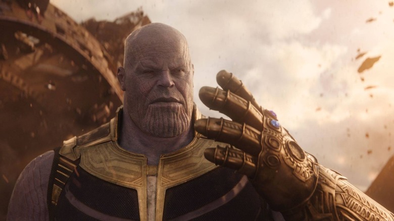 Thanos with gauntlet