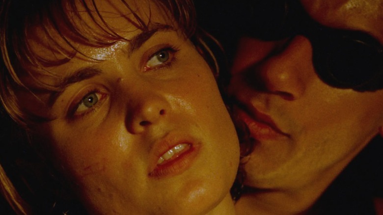 Fry and Riddick embrace