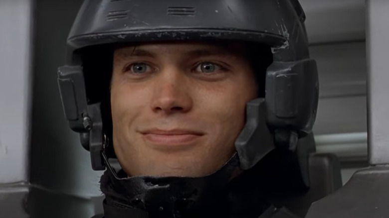 Rico smiles in Starship Troopers