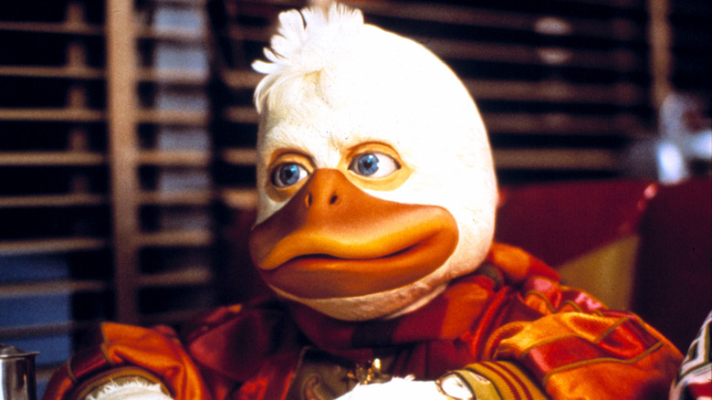 Howard the Duck sitting down