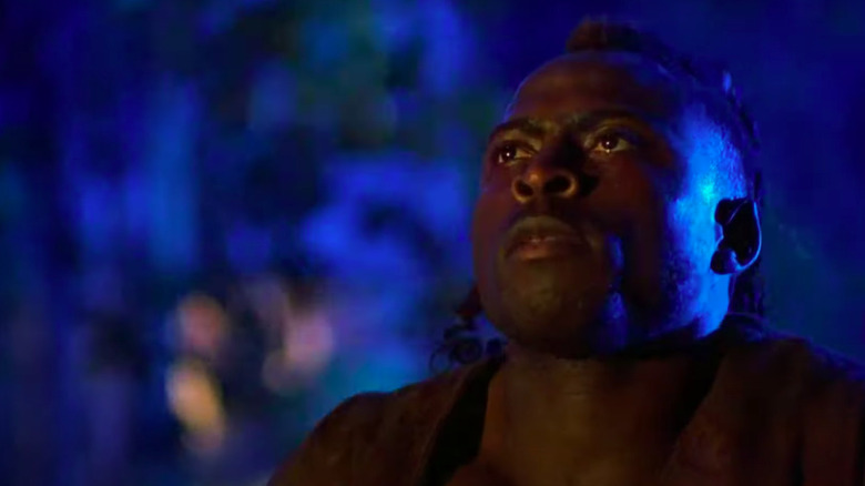 Jackson "Rock" Pinckney looking up