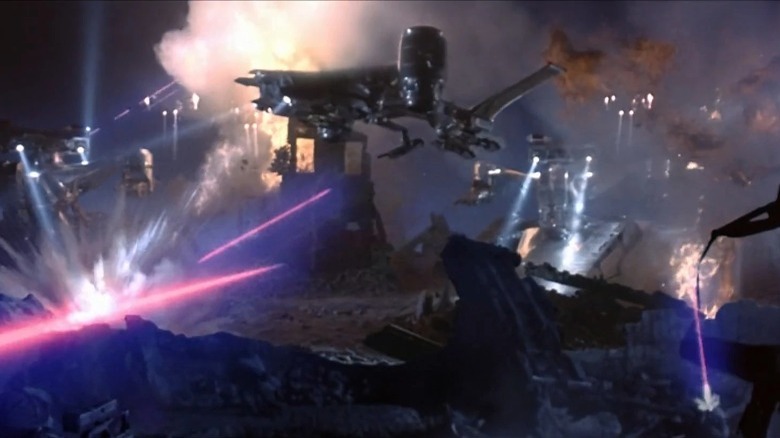 Skynet tanks hunt people
