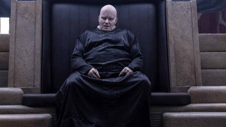 The Baron on his throne
