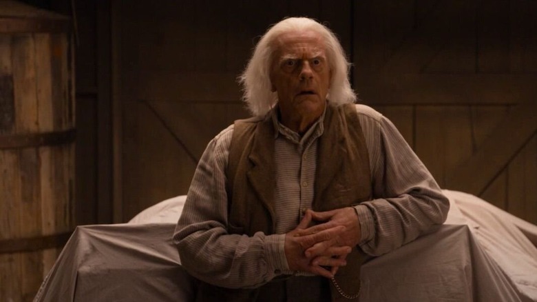 Doc Brown in western shed