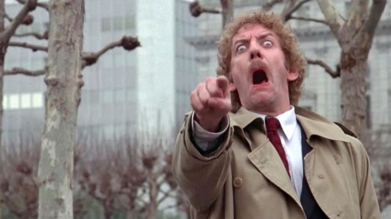 Donald Sutherland pointing