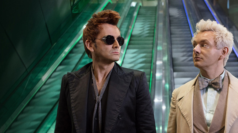 Crowley and Aziraphale head back to Earth.