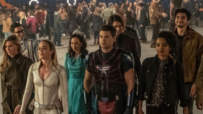 The Legends of Tomorrow in formation