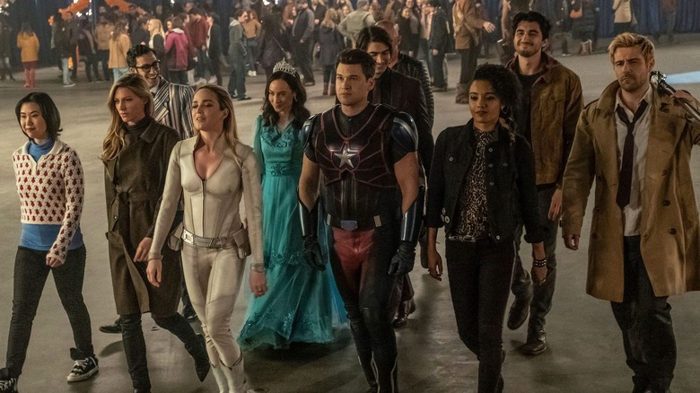 The Legends of Tomorrow in formation