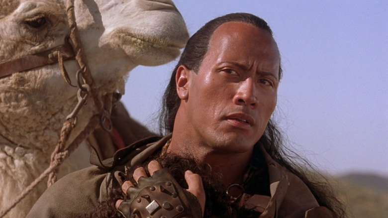 Scorpion King Dwayne Johnson Camel