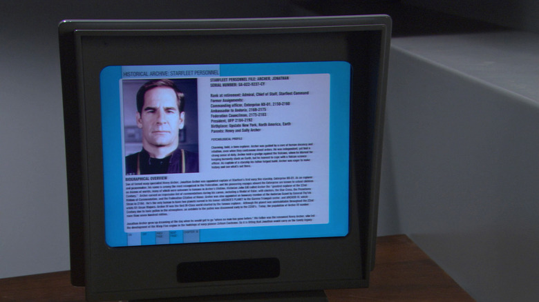 O pessoal arquivou o capitão Archer em Star Trek: Enterprise