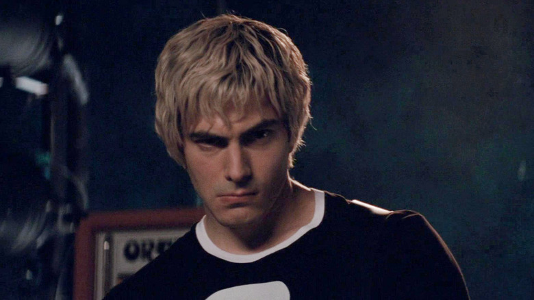 Brandon Routh as Todd Ingram looking moody and angry in Scott Pilgrim vs. The World