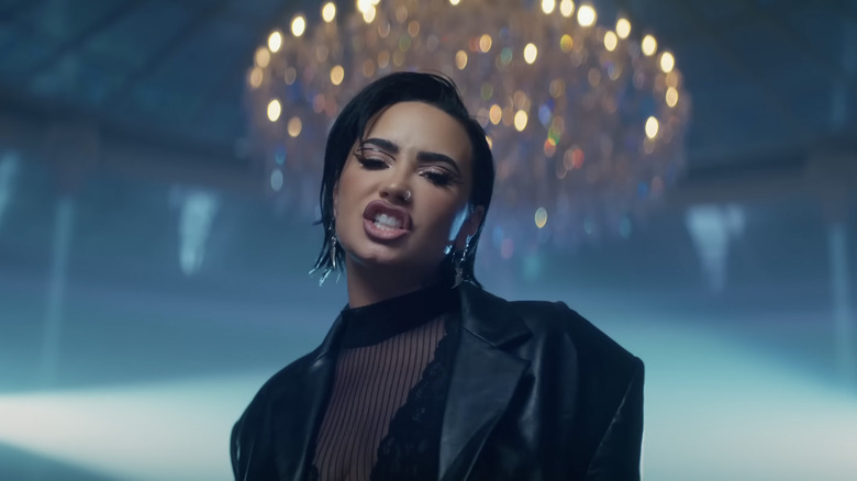 Demi Lovato in the Still Alive music video