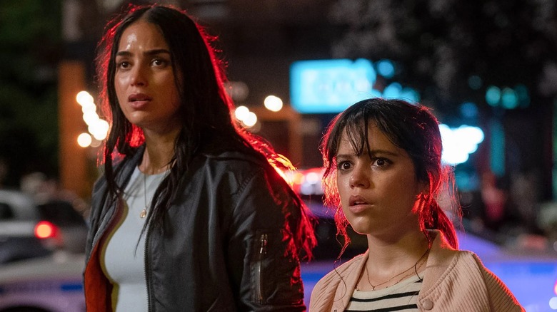 Melissa Barrera and Jenna Ortega in Scream VI