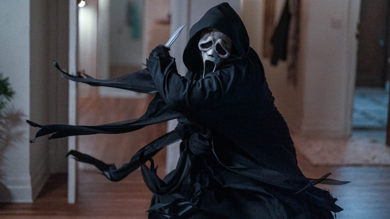 The Ghostface killer in Scream 6