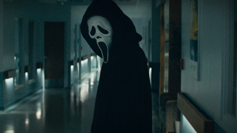 Ghostface in hospital hallway