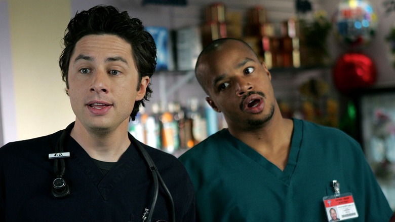 Zach Braff and Donald Faison in Scrubs