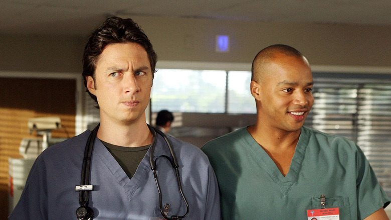 Zach Braff and Donald Faison in Scrubs