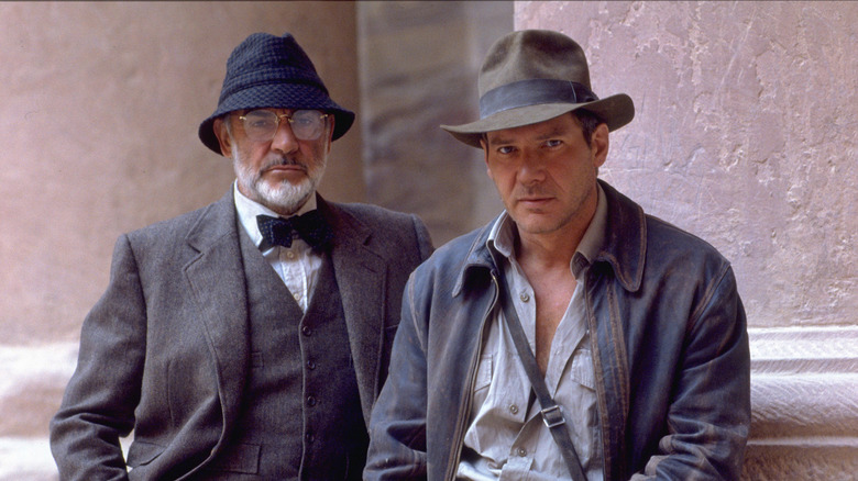 Sean Connery and Harrison Ford in Indiana Jones and the Last Crusade