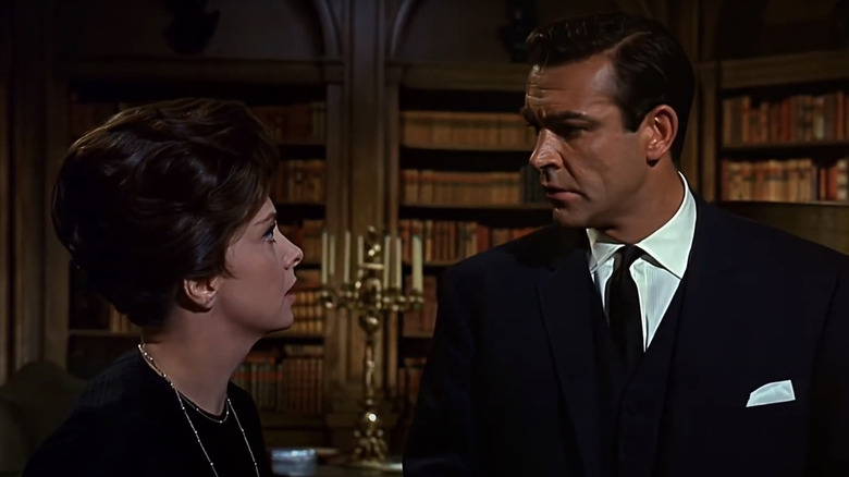 Sean Connery's Anthony Richmond stands opposite Gina Lollobrigida's Maria Marcello in Woman of Straw