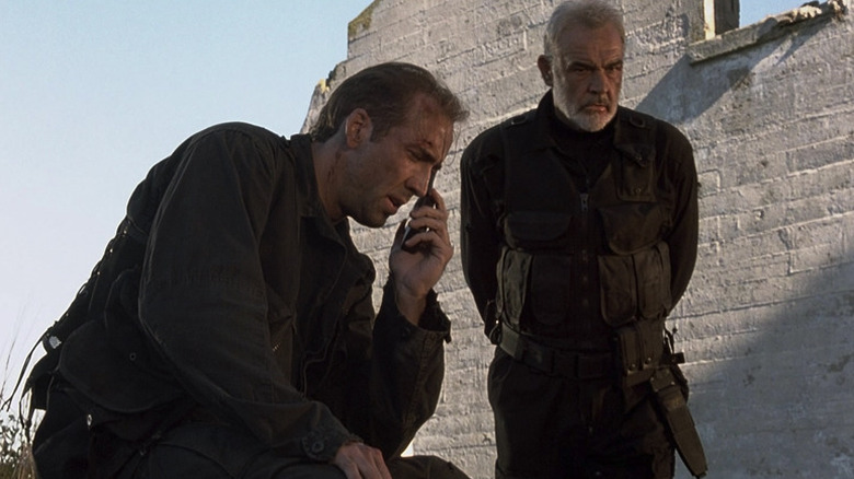 The Rock Nic Cage and Sean Connery