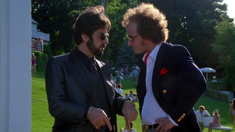 Sean Penn talks with Al Pacino